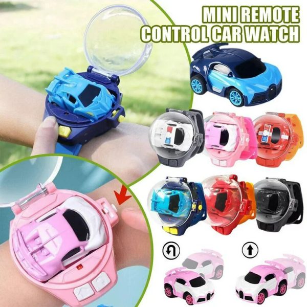 1 Pc Mini Wrist Watch Car – Rechargeable Remote Control Toy