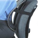 1-Piece Lumbar Back Support | Mesh Cushion Backrest with Massage Beads for Office, Home & Car Seat