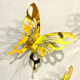 10 Pcs 3D Butterfly Mirror Acrylic Wall Art – DIY Laser Cut Home Decoration