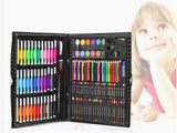 150-Piece Colorkit Art Set | Complete Art Gift Box with Crayons, Watercolor Pens & More