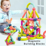 25 Pcs Magnetic Blocks Toy for Kids | Educational & Stimulating Magnetic Bar Blocks Set