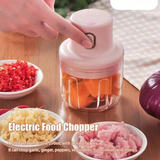 250ml USB Rechargeable Mini Grinder Food Chopper – Portable Single Bowl Food Processor