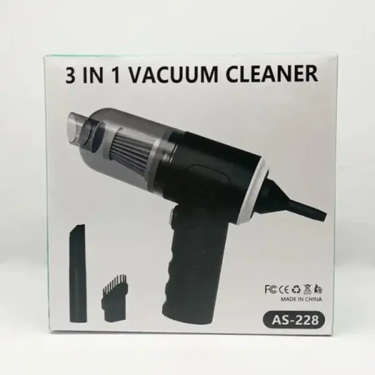 3-in-1 Portable Wireless Handheld Vacuum Cleaner | Compact & Powerful AS 228 for Car and Home Cleaning