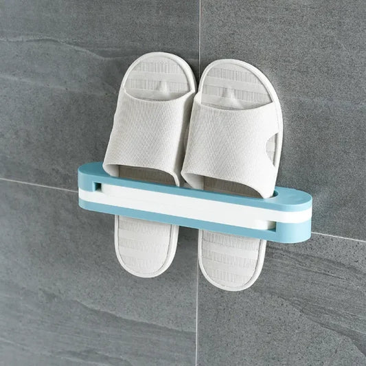 3-in-1 Wall-Mounted Folding Shoe Rack & Towel Hanger – Multipurpose Space-Saving Organizer