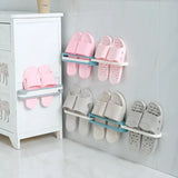 3-in-1 Wall-Mounted Folding Shoe Rack & Towel Hanger – Multipurpose Space-Saving Organizer