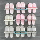 3-in-1 Wall-Mounted Folding Shoe Rack & Towel Hanger – Multipurpose Space-Saving Organizer