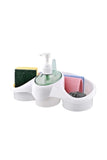 3-in-1 Soap Dispenser and Sponge Holder Liquid Dispenser for Kitchen and Washroom