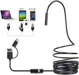 3-in-1 Endoscope Camera | 3.5m Type-C, Micro USB, & PC Inspection Camera for Easy Access & Visibility