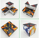 3d Geometric Cubic Toys Infinite Reversible Magic Cube Anti Stress Hand Flip Puzzle Game