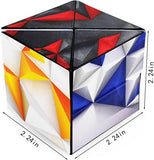 3d Geometric Cubic Toys Infinite Reversible Magic Cube Anti Stress Hand Flip Puzzle Game