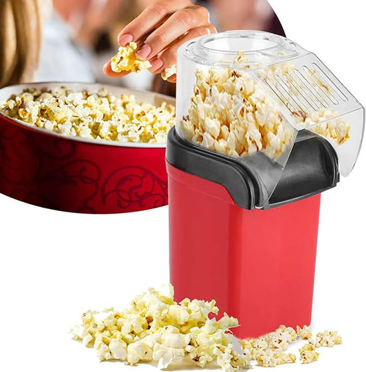 Hot Air Home Mini Retro Popcorn Maker Machine | 3 Minutes Fast