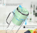 Portable Fruit Juicer With Straw Rechargeable