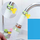 Kitchen Faucet Water-Saving Shower Splash Fan | Rotating Spray Filter Tap Nozzle Extension