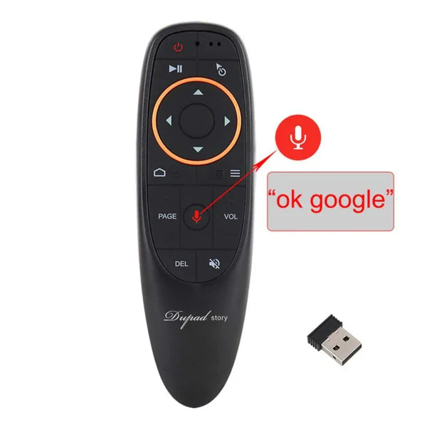 Air Mouse G10s with Voice Control | Wireless Remote Control for Smart TVs & Media Devices