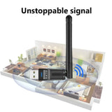 Alfa WiFi USB Adapter W114 | 3dBi RTL8188 Antenna for High-Speed Wireless Connectivity