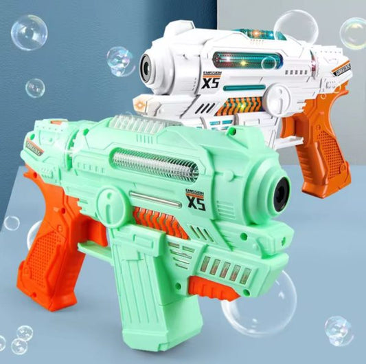 Amazing Bubble Gun Toy with Lights & Music | Fun Bubble Blower for Kids (Random Color)