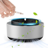 Ashtray with Air Purifier – Smokeless Multipurpose Ashtray with Air Cleaning Function (Random Colors)