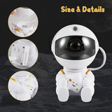 Astronaut Galaxy Projector Lamp – LED Night Light for Bedroom Decoration