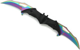 Batman Knife with Multi-Colored Blades | Folding Tactical Knife with Unique Design