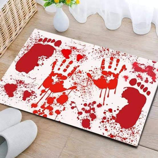 Bloody Bath Mat – Color Changing Horror Mat for Spooky Bathroom Decor