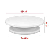 Cake Turntable Decorating Stand (28cm) | Smooth-Rotating Platform for Easy Cake Decorating