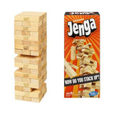 Classic Jenga Wooden Stacking Tower Board Game for Kids & Adults – Fun for All Ages