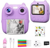 D8s Children’s Digital Camera with HD Front & Rear Dual Lens 1080p, 48MP & Thermal Printing