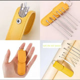 Ear Wax Cleaning Kit - 6 Pcs Ear Pick Tools | Professional Wax Removal Kit with Spring Cleaner Tool (Random Color)