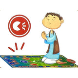 Interactive Islamic Voice Prayer Mat for Kids | Educational Smart Prayer Mat for Learning Salah & Duas