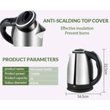 Electric Kettle 2.0L Fast Boil Hot Water Kettle for Tea, Coffee & More