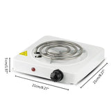 Electric Stove | 1000W Electric Hot Plate Stove | Electric Coil Cooking Stove | Compact Electric Cooker for Efficient Cooking