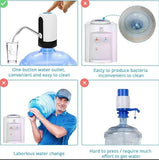 Portable Electric Water Dispenser USB Rechargeable Automatic Water Pump for Bottled Water