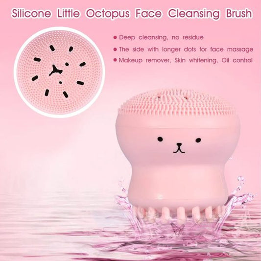 Facial Cleansing Octopus Massager – Gentle Face Scrubber for Women | Random Color