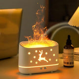 Flame Design Humidifier & Essential Oil Diffuser | Stylish Aromatherapy for Bedroom, Living Room & Office