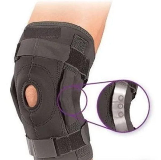 Flexible Knee Support Brace – Hinged Adjustable Patella Support for Ligament and Meniscus Injuries