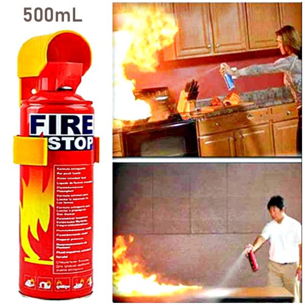 Foam Stop Fire 500ml – Portable Fire Extinguisher Spray for Quick Safety