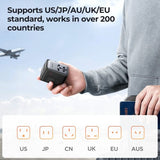 Universal 17W 4-Port Travel Adapter – Joyroom JR-TCW01 | All-in-One Charger for Worldwide Use