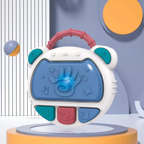 Little Bear Hand Drum – Light-Up Musical Toy for Babies