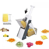 Mandoline Vegetable Cutter Slicer & Chopper | Multi-Function Vertical Vegetable Shredder & Grater