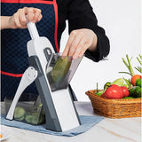 Mandoline Vegetable Cutter Slicer & Chopper | Multi-Function Vertical Vegetable Shredder & Grater