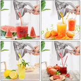 Manual Juice Extractor – Fruit Hand Pressure Juicer Squeezer for Fresh Juices