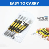 6-Piece Metal Crowbar Tool Set | Mini Disassemble Tools for Mobile & Electronic Repairs