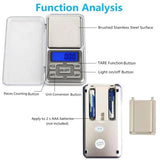 Mini Electronic Scale – High Precision Pocket Digital Scale for Jewelry, Gold, & Kitchen Use