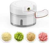 Mini Powerful Hand-Powered Meat Grinder – Food Chopper, Mincer, Blender