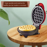 Mini Waffle Maker Breakfast Machine - Non-Stick and Easy to Clean (Random Color)