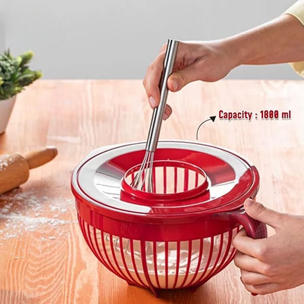 Mixing Bowl with Lid – Multi-purpose Mixer Bowl for Hand Mixers