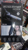 Mosermen MS-669 Hair Dryer-1200W Power with Adjustable Speed and Styling Nozzle