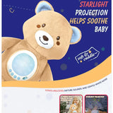 Multi-Effects Musical Starry Light Projection Bear | Soothing Night Light & Music for Kids’ Bedtime