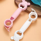 Multifunctional 4 In 1 Bear Bottle Opener – Random Color