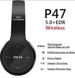 P47 Wireless Headphones Ultra Bluetooth Headset For Gaming (random Color)